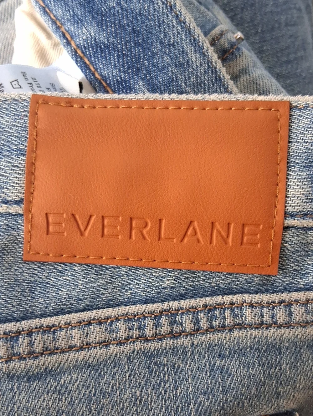 Everlane The Selvedge Straight Fit Jeans Longbay Blue 31×32